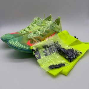 Nike Zoom Victory 5 XC Barely Volt Orange Track Spike Shoes Size 12.5 AJ0847-701